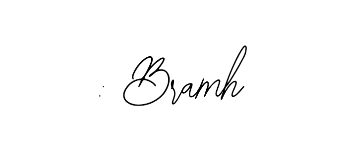 if you are searching for the best signature style for your name : Bramh. so please give up your signature search. here we have designed multiple signature styles  using Bearetta-2O07w. : Bramh signature style 12 images and pictures png