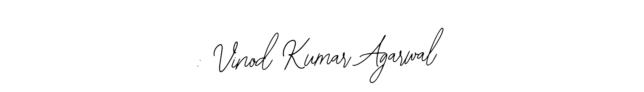 Create a beautiful signature design for name : Vinod Kumar Agarwal. With this signature (Bearetta-2O07w) fonts, you can make a handwritten signature for free. : Vinod Kumar Agarwal signature style 12 images and pictures png