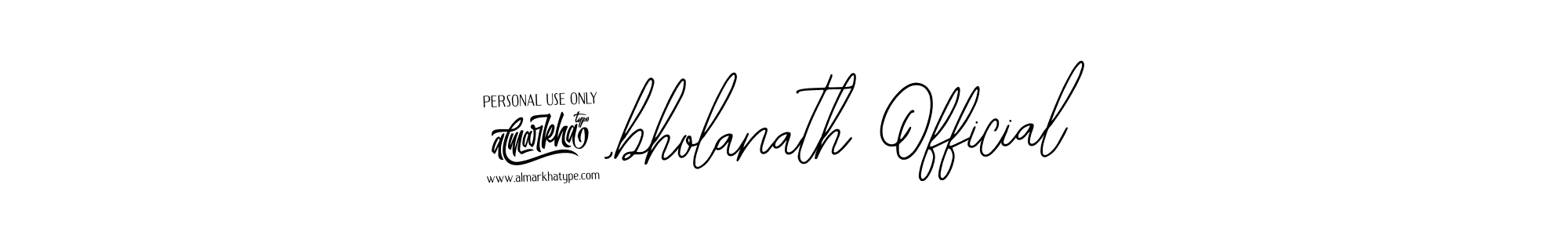 @,bholanath Official stylish signature style. Best Handwritten Sign (Bearetta-2O07w) for my name. Handwritten Signature Collection Ideas for my name @,bholanath Official. @,bholanath Official signature style 12 images and pictures png