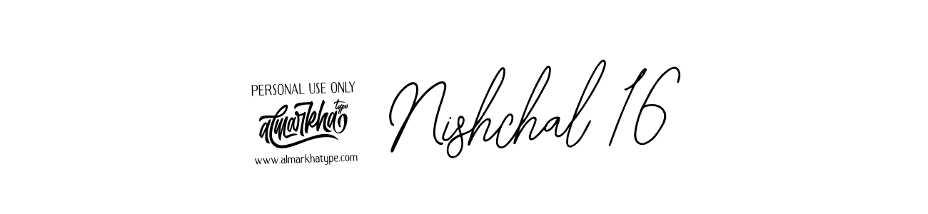 Also You can easily find your signature by using the search form. We will create @ Nishchal 16 name handwritten signature images for you free of cost using Bearetta-2O07w sign style. @ Nishchal 16 signature style 12 images and pictures png