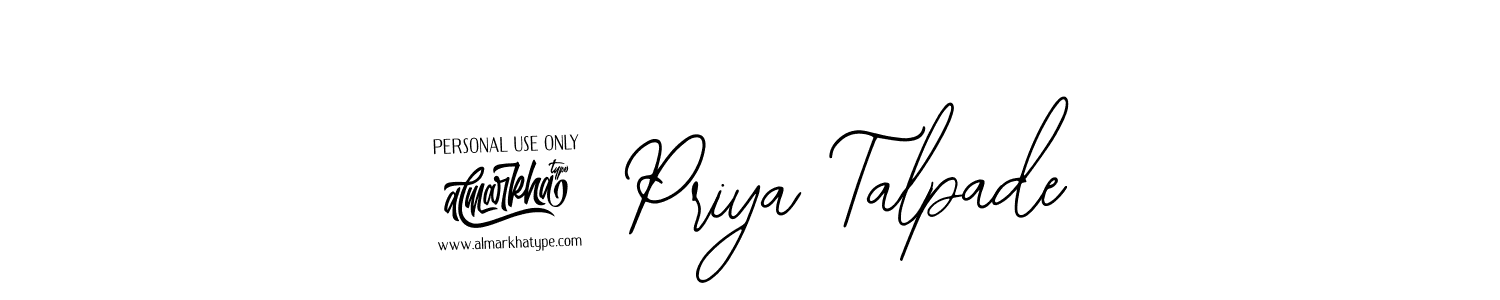 Create a beautiful signature design for name @ Priya Talpade. With this signature (Bearetta-2O07w) fonts, you can make a handwritten signature for free. @ Priya Talpade signature style 12 images and pictures png