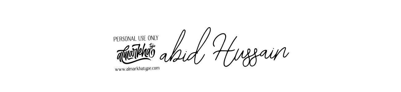 The best way (Bearetta-2O07w) to make a short signature is to pick only two or three words in your name. The name @abid Hussain include a total of six letters. For converting this name. @abid Hussain signature style 12 images and pictures png