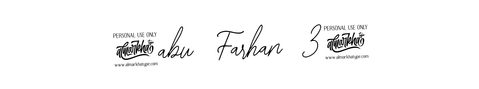 Make a beautiful signature design for name @abu  Farhan  34. With this signature (Bearetta-2O07w) style, you can create a handwritten signature for free. @abu  Farhan  34 signature style 12 images and pictures png