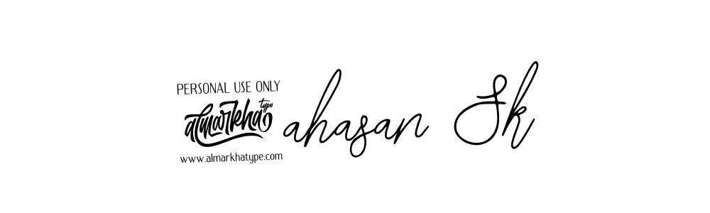 Design your own signature with our free online signature maker. With this signature software, you can create a handwritten (Bearetta-2O07w) signature for name @ahasan Sk. @ahasan Sk signature style 12 images and pictures png