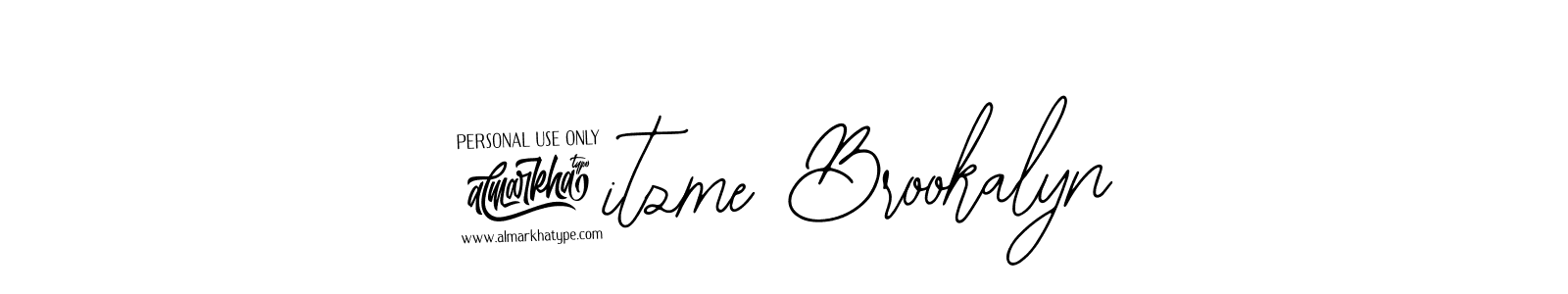 Create a beautiful signature design for name @itzme Brookalyn. With this signature (Bearetta-2O07w) fonts, you can make a handwritten signature for free. @itzme Brookalyn signature style 12 images and pictures png