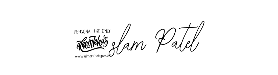 This is the best signature style for the @slam Patel name. Also you like these signature font (Bearetta-2O07w). Mix name signature. @slam Patel signature style 12 images and pictures png