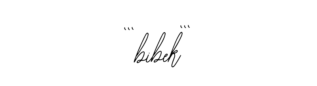 Make a beautiful signature design for name ```bibek```. With this signature (Bearetta-2O07w) style, you can create a handwritten signature for free. ```bibek``` signature style 12 images and pictures png