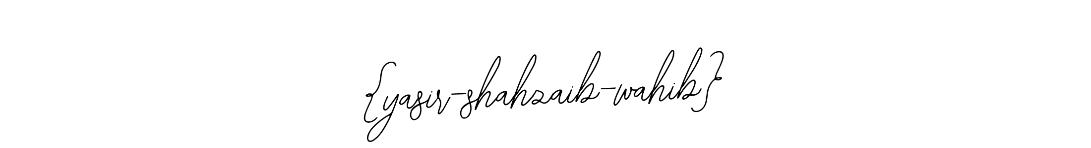 Check out images of Autograph of {yasir-shahzaib-wahib} name. Actor {yasir-shahzaib-wahib} Signature Style. Bearetta-2O07w is a professional sign style online. {yasir-shahzaib-wahib} signature style 12 images and pictures png