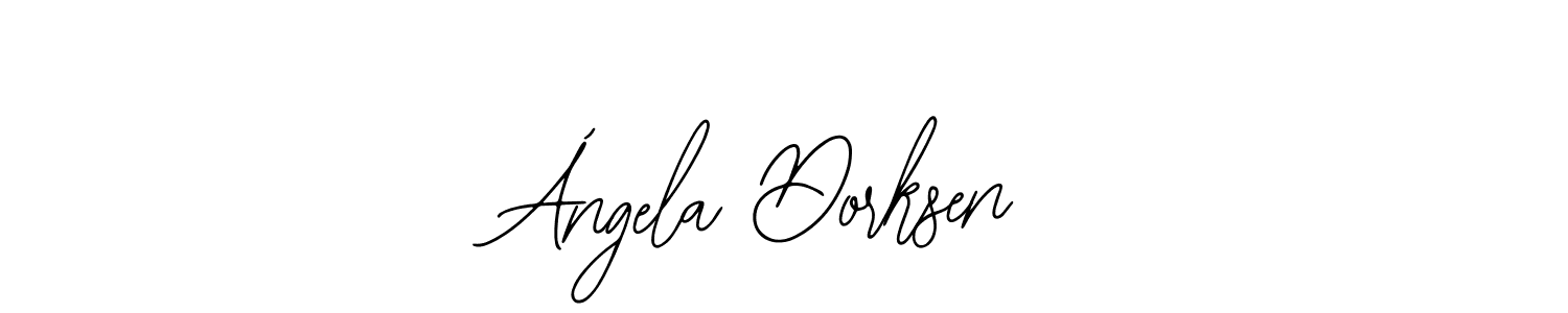 if you are searching for the best signature style for your name Ángela Dorksen. so please give up your signature search. here we have designed multiple signature styles  using Bearetta-2O07w. Ángela Dorksen signature style 12 images and pictures png