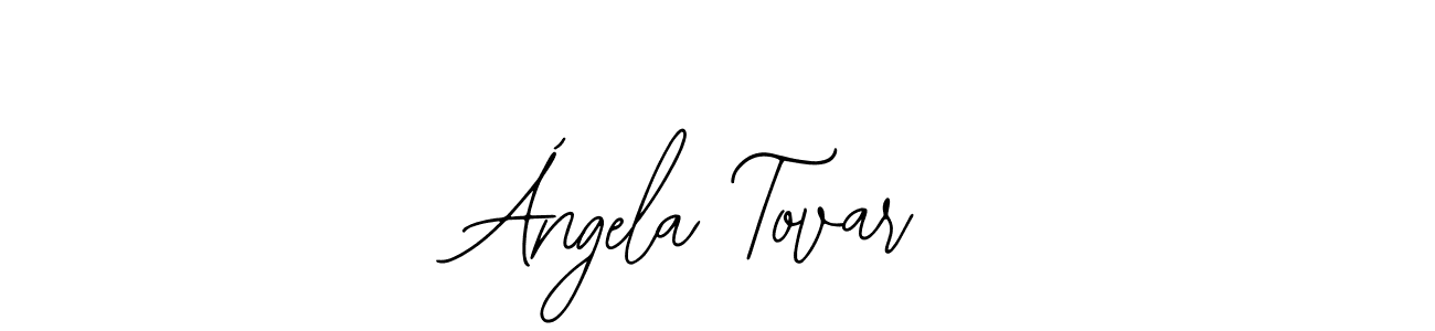 Also You can easily find your signature by using the search form. We will create Ángela Tovar name handwritten signature images for you free of cost using Bearetta-2O07w sign style. Ángela Tovar signature style 12 images and pictures png