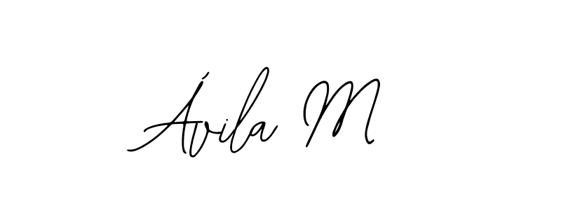 It looks lik you need a new signature style for name Ávila M. Design unique handwritten (Bearetta-2O07w) signature with our free signature maker in just a few clicks. Ávila M signature style 12 images and pictures png
