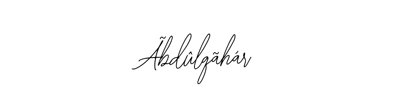 Ãbdûlqãhár stylish signature style. Best Handwritten Sign (Bearetta-2O07w) for my name. Handwritten Signature Collection Ideas for my name Ãbdûlqãhár. Ãbdûlqãhár signature style 12 images and pictures png