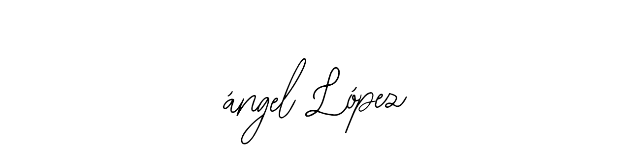 Also You can easily find your signature by using the search form. We will create ángel López name handwritten signature images for you free of cost using Bearetta-2O07w sign style. ángel López signature style 12 images and pictures png