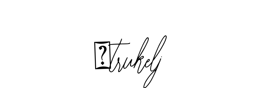 How to make štrukelj name signature. Use Bearetta-2O07w style for creating short signs online. This is the latest handwritten sign. štrukelj signature style 12 images and pictures png