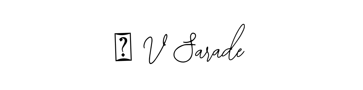 Once you've used our free online signature maker to create your best signature Bearetta-2O07w style, it's time to enjoy all of the benefits that अ V Sarade name signing documents. अ V Sarade signature style 12 images and pictures png