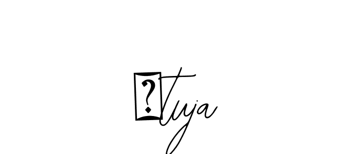 How to make ऋtuja name signature. Use Bearetta-2O07w style for creating short signs online. This is the latest handwritten sign. ऋtuja signature style 12 images and pictures png