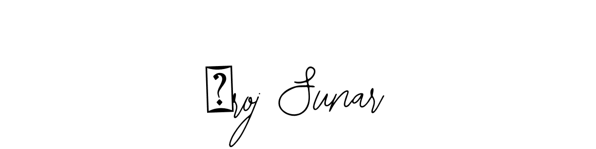 Similarly Bearetta-2O07w is the best handwritten signature design. Signature creator online .You can use it as an online autograph creator for name सroj Sunar. सroj Sunar signature style 12 images and pictures png