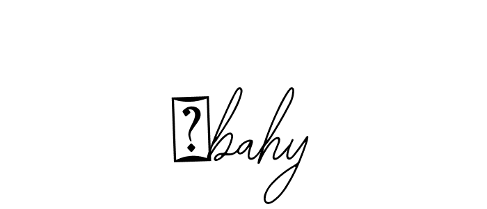 How to make ਅbahy signature? Bearetta-2O07w is a professional autograph style. Create handwritten signature for ਅbahy name. ਅbahy signature style 12 images and pictures png