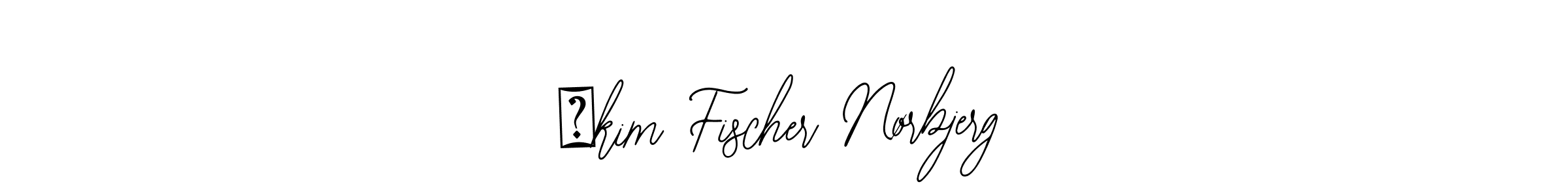 Make a beautiful signature design for name ​kim Fischer Nørbjerg. With this signature (Bearetta-2O07w) style, you can create a handwritten signature for free. ​kim Fischer Nørbjerg signature style 12 images and pictures png