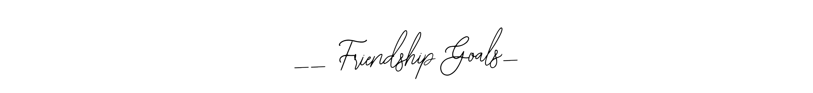 Here are the top 10 professional signature styles for the name —— Friendship Goals—. These are the best autograph styles you can use for your name. —— Friendship Goals— signature style 12 images and pictures png