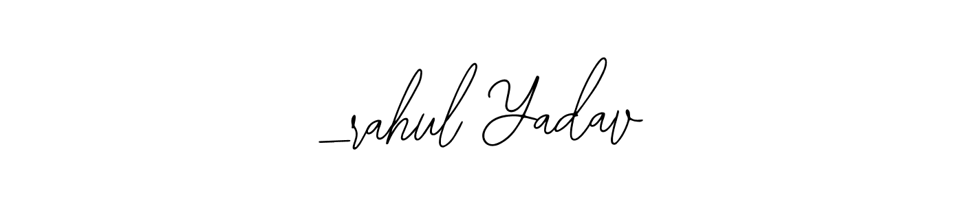 Create a beautiful signature design for name —rahul Yadav. With this signature (Bearetta-2O07w) fonts, you can make a handwritten signature for free. —rahul Yadav signature style 12 images and pictures png