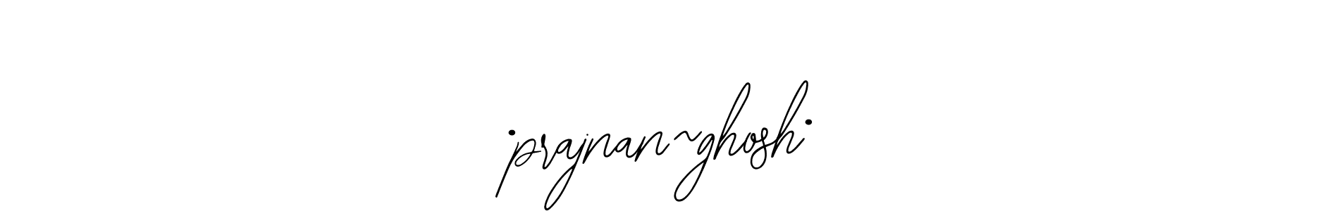 Use a signature maker to create a handwritten signature online. With this signature software, you can design (Bearetta-2O07w) your own signature for name •prajnan~ghosh•. •prajnan~ghosh• signature style 12 images and pictures png