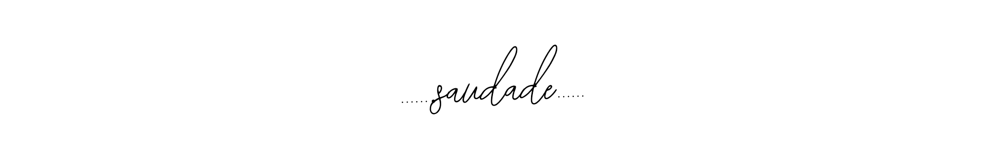 The best way (Bearetta-2O07w) to make a short signature is to pick only two or three words in your name. The name …….saudade…… include a total of six letters. For converting this name. …….saudade…… signature style 12 images and pictures png