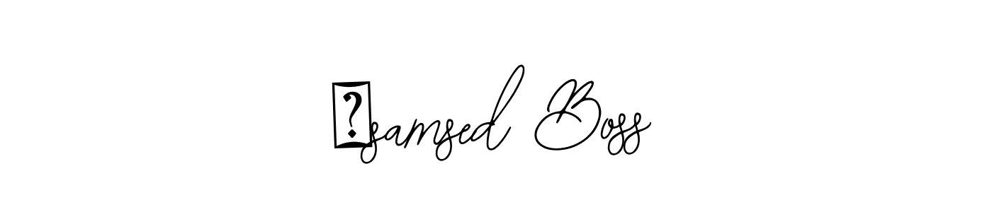 How to make ™samsed Boss name signature. Use Bearetta-2O07w style for creating short signs online. This is the latest handwritten sign. ™samsed Boss signature style 12 images and pictures png