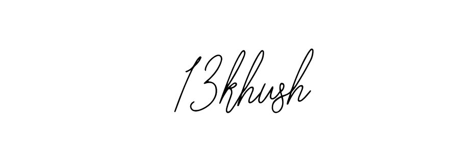 Similarly Bearetta-2O07w is the best handwritten signature design. Signature creator online .You can use it as an online autograph creator for name   13khush.   13khush signature style 12 images and pictures png