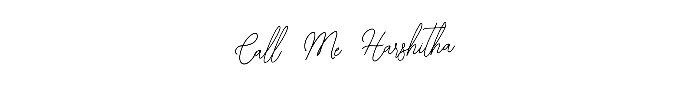 How to make   Call  Me  Harshitha   name signature. Use Bearetta-2O07w style for creating short signs online. This is the latest handwritten sign.   Call  Me  Harshitha   signature style 12 images and pictures png