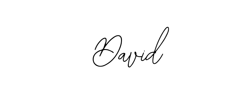 Design your own signature with our free online signature maker. With this signature software, you can create a handwritten (Bearetta-2O07w) signature for name   David .   David  signature style 12 images and pictures png