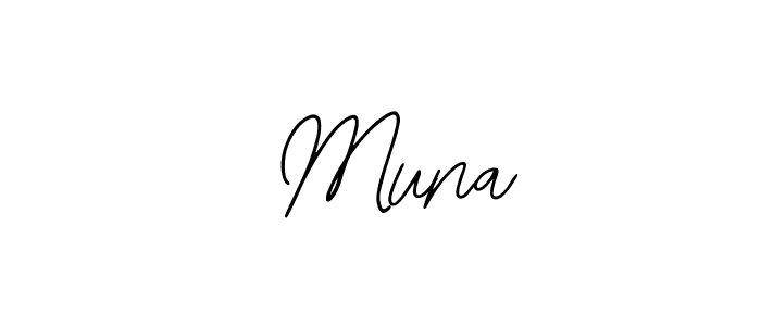 How to make   Muna  signature? Bearetta-2O07w is a professional autograph style. Create handwritten signature for   Muna  name.   Muna  signature style 12 images and pictures png