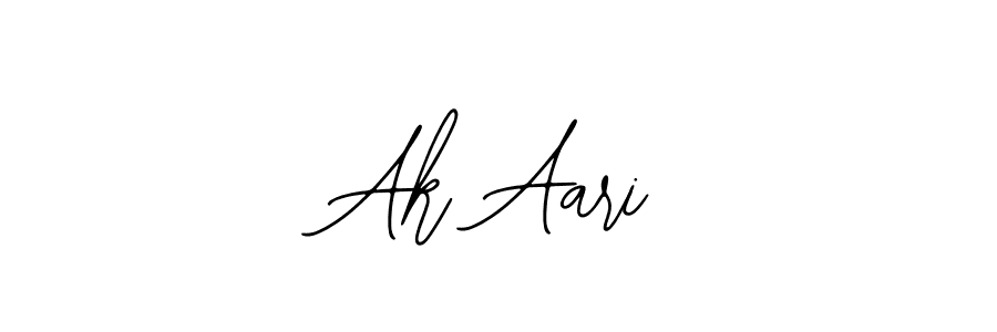 How to make  Ak Aari  name signature. Use Bearetta-2O07w style for creating short signs online. This is the latest handwritten sign.  Ak Aari  signature style 12 images and pictures png