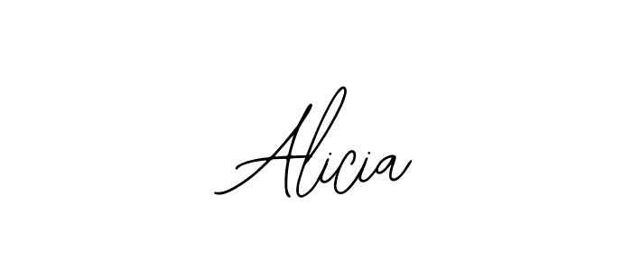 You should practise on your own different ways (Bearetta-2O07w) to write your name ( Alicia) in signature. don't let someone else do it for you.  Alicia signature style 12 images and pictures png