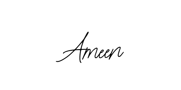 Make a beautiful signature design for name  Ameen. With this signature (Bearetta-2O07w) style, you can create a handwritten signature for free.  Ameen signature style 12 images and pictures png