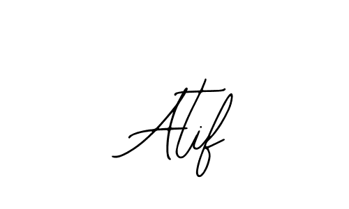 Create a beautiful signature design for name  Atif. With this signature (Bearetta-2O07w) fonts, you can make a handwritten signature for free.  Atif signature style 12 images and pictures png