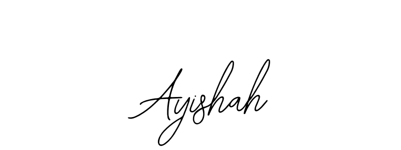 You should practise on your own different ways (Bearetta-2O07w) to write your name ( Ayishah) in signature. don't let someone else do it for you.  Ayishah signature style 12 images and pictures png