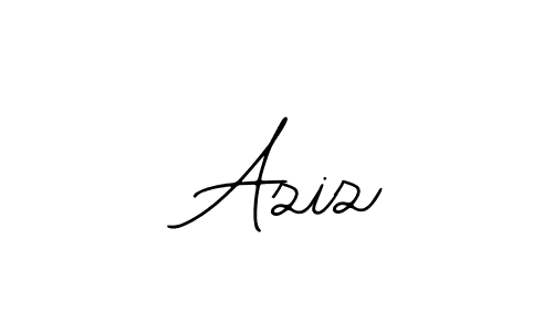 The best way (Bearetta-2O07w) to make a short signature is to pick only two or three words in your name. The name  Aziz include a total of six letters. For converting this name.  Aziz signature style 12 images and pictures png