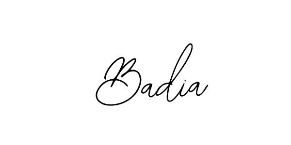 Bearetta-2O07w is a professional signature style that is perfect for those who want to add a touch of class to their signature. It is also a great choice for those who want to make their signature more unique. Get  Badia name to fancy signature for free.  Badia signature style 12 images and pictures png