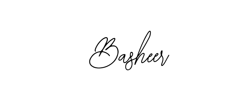 Bearetta-2O07w is a professional signature style that is perfect for those who want to add a touch of class to their signature. It is also a great choice for those who want to make their signature more unique. Get  Basheer name to fancy signature for free.  Basheer signature style 12 images and pictures png