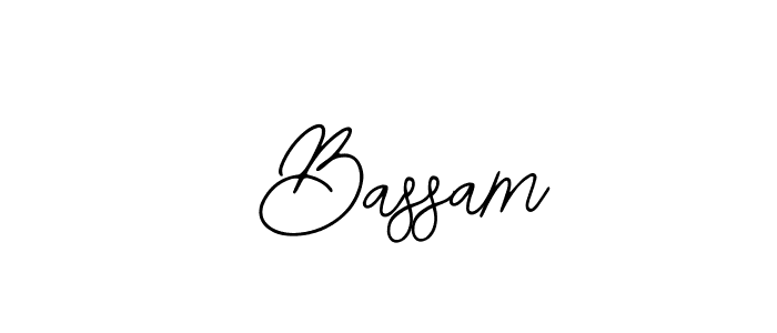 How to make  Bassam signature? Bearetta-2O07w is a professional autograph style. Create handwritten signature for  Bassam name.  Bassam signature style 12 images and pictures png