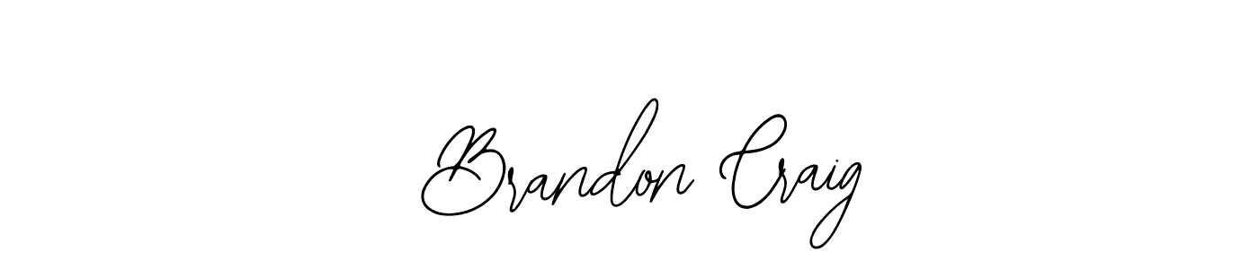 Use a signature maker to create a handwritten signature online. With this signature software, you can design (Bearetta-2O07w) your own signature for name  Brandon Craig.  Brandon Craig signature style 12 images and pictures png