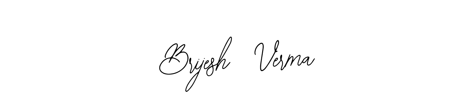 How to make  Brijesh  Verma signature? Bearetta-2O07w is a professional autograph style. Create handwritten signature for  Brijesh  Verma name.  Brijesh  Verma signature style 12 images and pictures png