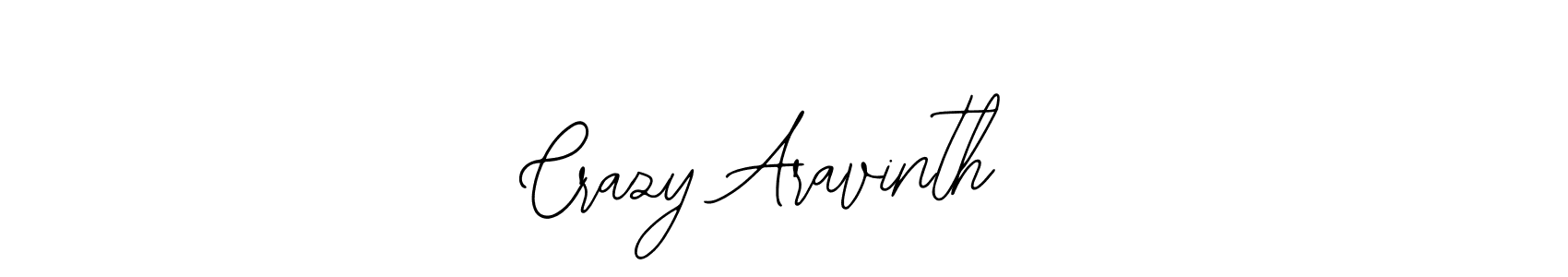 How to make  Crazy Aravinth   name signature. Use Bearetta-2O07w style for creating short signs online. This is the latest handwritten sign.  Crazy Aravinth   signature style 12 images and pictures png