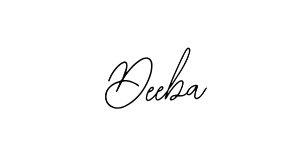 Design your own signature with our free online signature maker. With this signature software, you can create a handwritten (Bearetta-2O07w) signature for name  Deeba.  Deeba signature style 12 images and pictures png