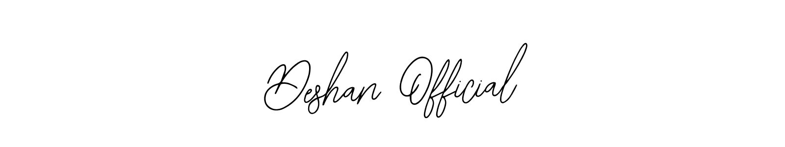 Bearetta-2O07w is a professional signature style that is perfect for those who want to add a touch of class to their signature. It is also a great choice for those who want to make their signature more unique. Get  Deshan Official name to fancy signature for free.  Deshan Official signature style 12 images and pictures png