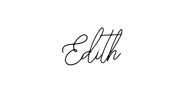 How to make  Edith name signature. Use Bearetta-2O07w style for creating short signs online. This is the latest handwritten sign.  Edith signature style 12 images and pictures png