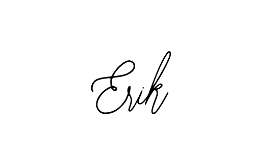 Make a beautiful signature design for name  Erik. With this signature (Bearetta-2O07w) style, you can create a handwritten signature for free.  Erik signature style 12 images and pictures png