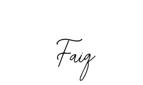 You should practise on your own different ways (Bearetta-2O07w) to write your name ( Faiq) in signature. don't let someone else do it for you.  Faiq signature style 12 images and pictures png