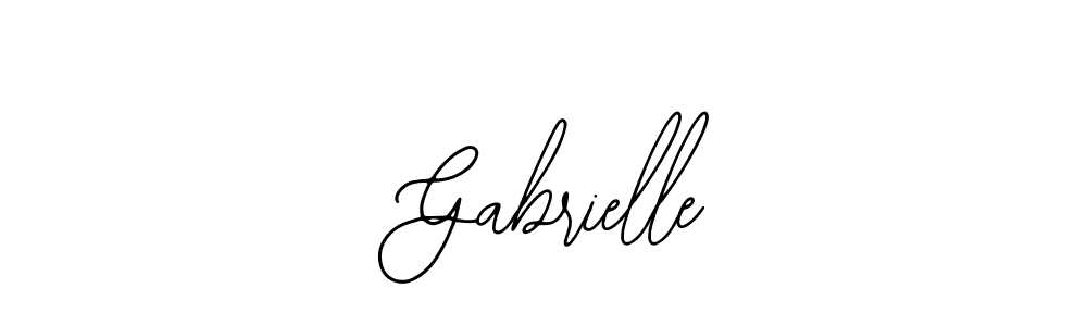 It looks lik you need a new signature style for name  Gabrielle. Design unique handwritten (Bearetta-2O07w) signature with our free signature maker in just a few clicks.  Gabrielle signature style 12 images and pictures png